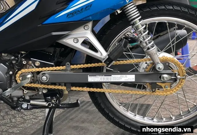 Bộ nhông sên dĩa SSS màu vàng 9 ly