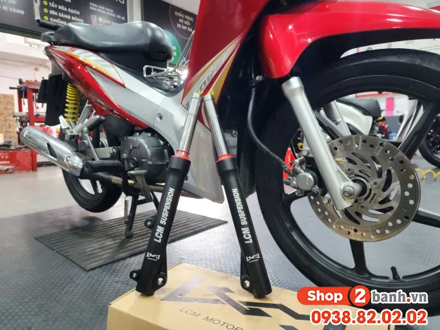 Phuộc trước LCM ty bạc, một lựa chọn đáng cân nhắc khi thay phuộc trước xe Wave