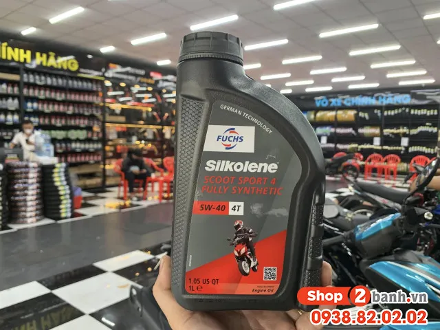 Nhớt Fuchs Silkolene giúp xe tay ga Honda Lead mát máy khi di chuyển