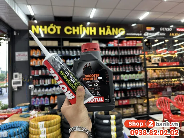Dòng nhớt Motul chất lượng cao dành cho xe Honda Lead