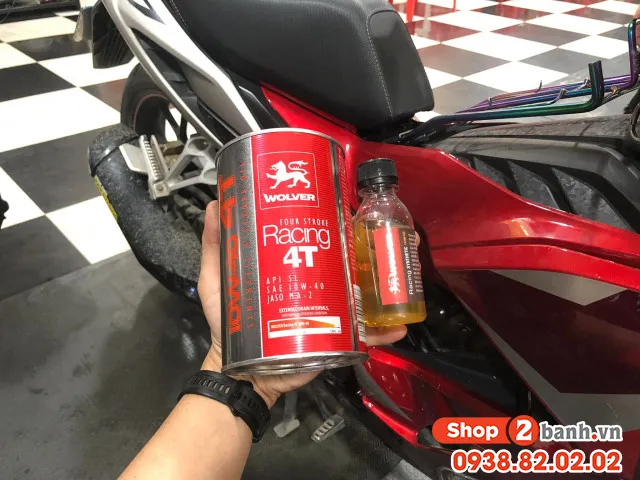 Nhớt Wolver Racing Synthetic 10W40 Nhập Khẩu Chính Hãng Từ Đức