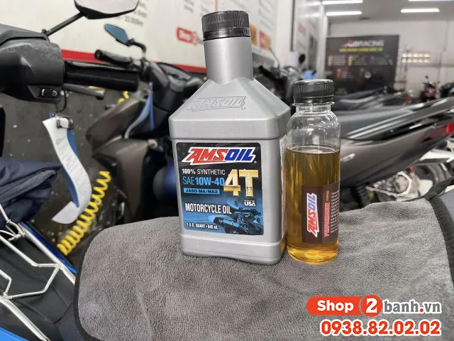 Nhớt Amsoil 10W40 Performance Đến Từ Mỹ Cho Winner X