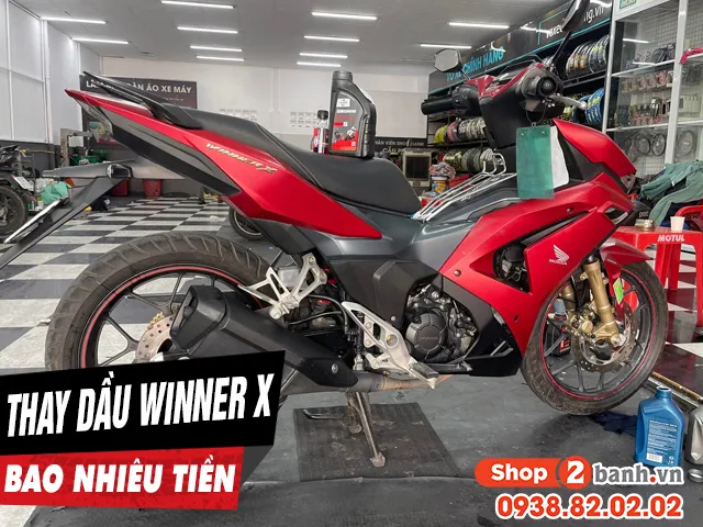Giá Thay Dầu Xe Máy Honda Winner X Bao Nhiêu Tiền