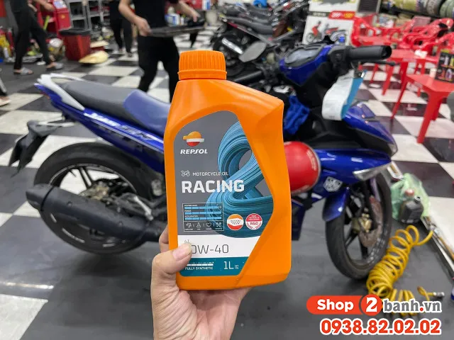 Nhớt Repsol Racing 10W40 1L nhập khẩu chính hãng