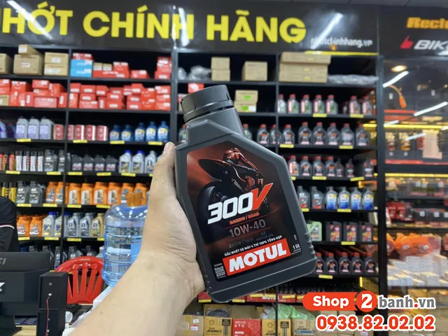 Nhớt Motul 300V Racing/Road 10W40 1L với công nghệ ESTER CORE