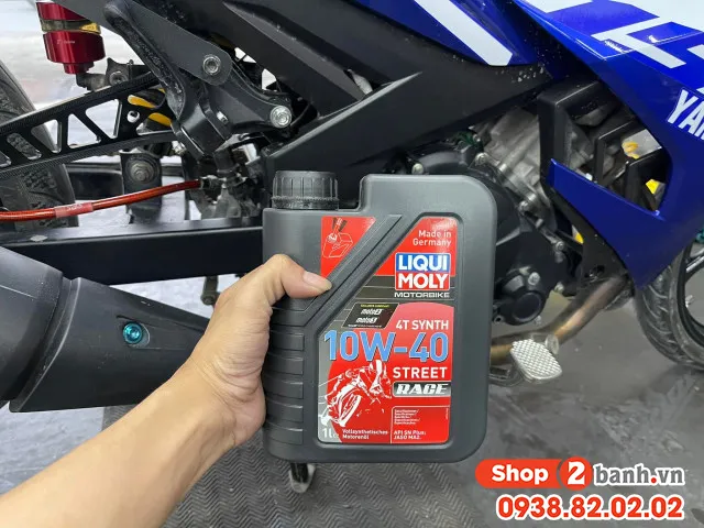 Nhớt Liqui Moly Street Race 10W40 cao cấp cho động cơ Wave RSX