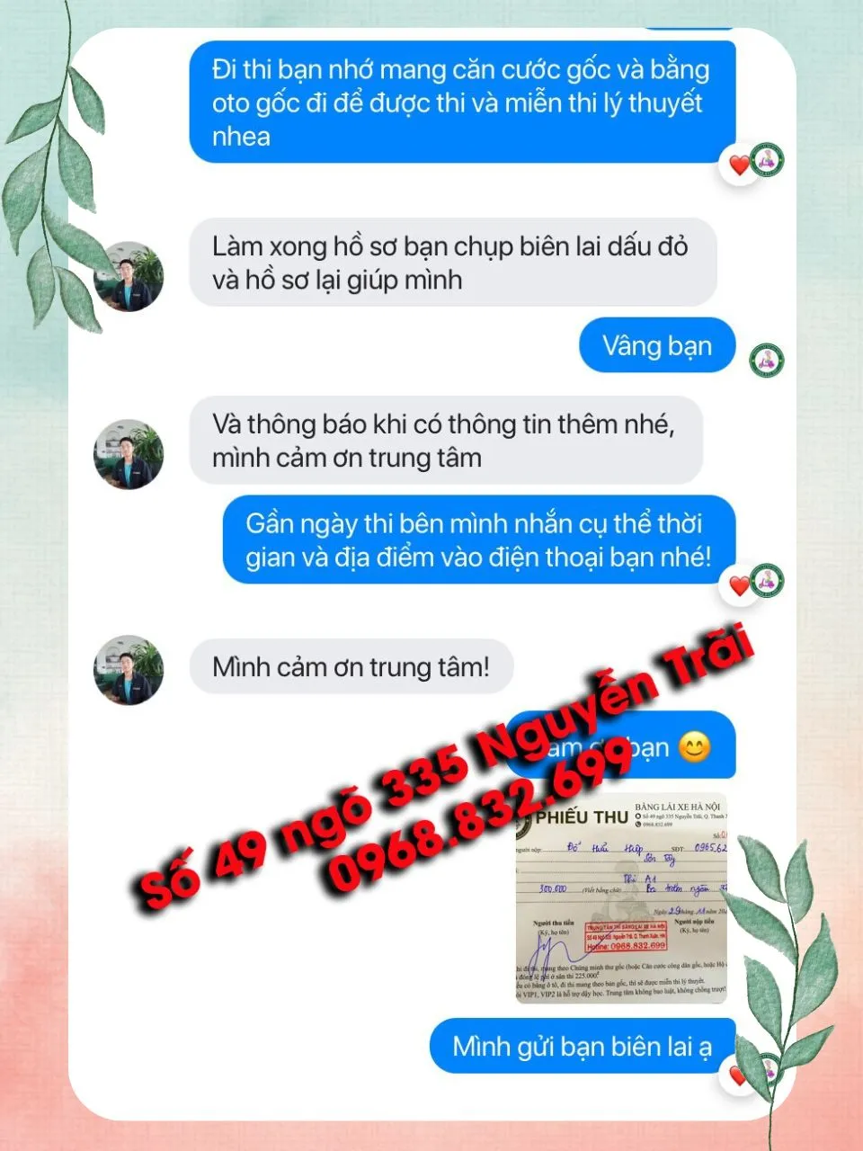 Mẫu phiếu thu tiền