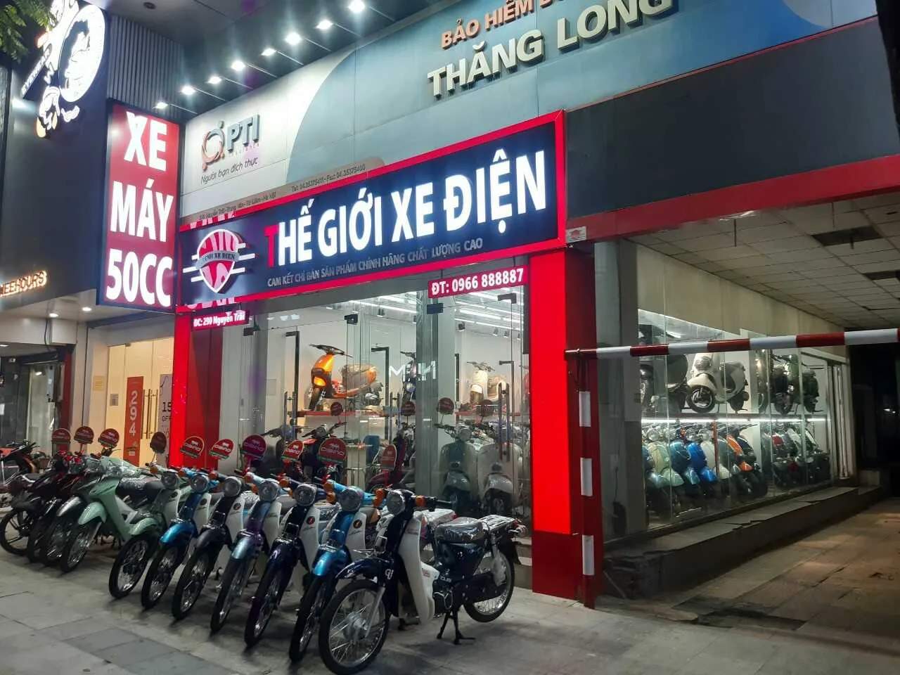 Hình ảnh hệ thống showroom Thế Giới Xe Điện thanh lý xe wave, cub 50cc