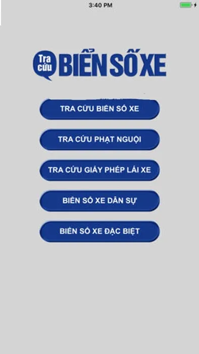 app tra cứu biển số xe online