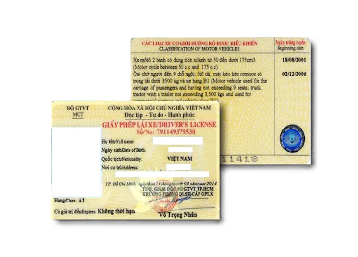 Giấy phép lái xe A1, yếu tố ảnh hưởng đến giá thuê xe máy ở lào cai