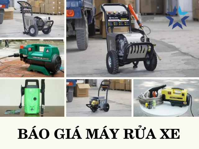 Báo giá máy rửa xe