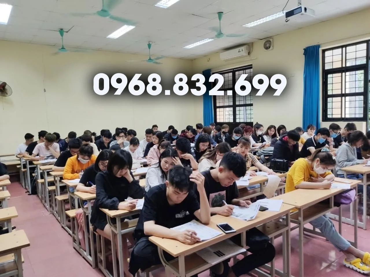 Học viên đang thực hành chạy xe