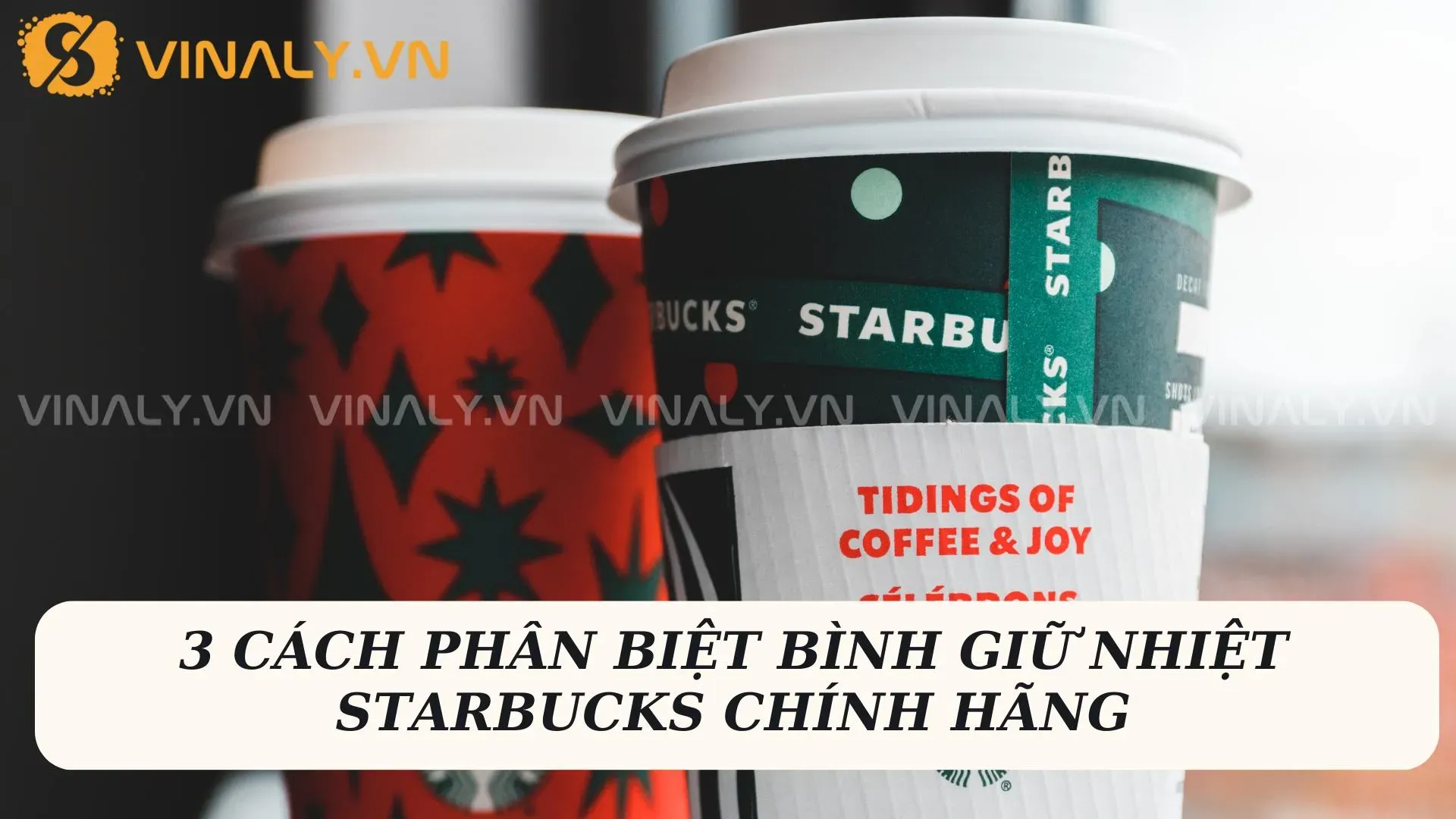 Bình giữ nhiệt Starbucks chính hãng với thiết kế tinh xảo và logo sắc nét