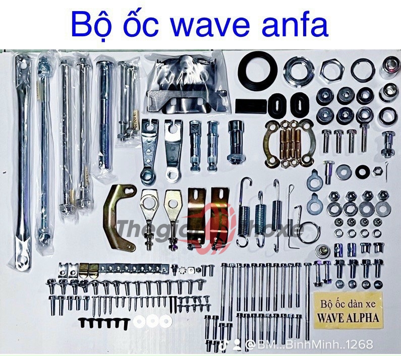 Full Bộ Ốc Titan Xe Wave Alpha: Hướng Dẫn Chi Tiết Từ A Đến Z Để Nâng Cấp Toàn Diện