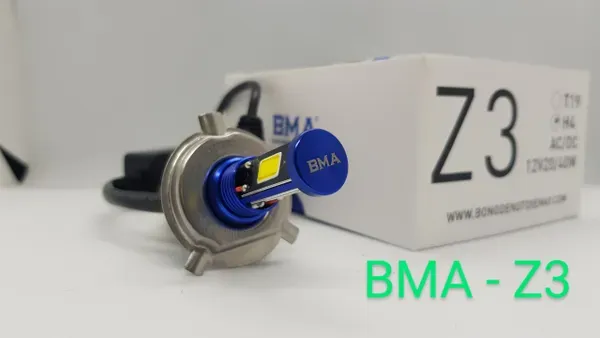 Bóng đèn pha LED BMA-Z3 với chế độ bảo hành 6 tháng, chi phí đèn pha xe máy