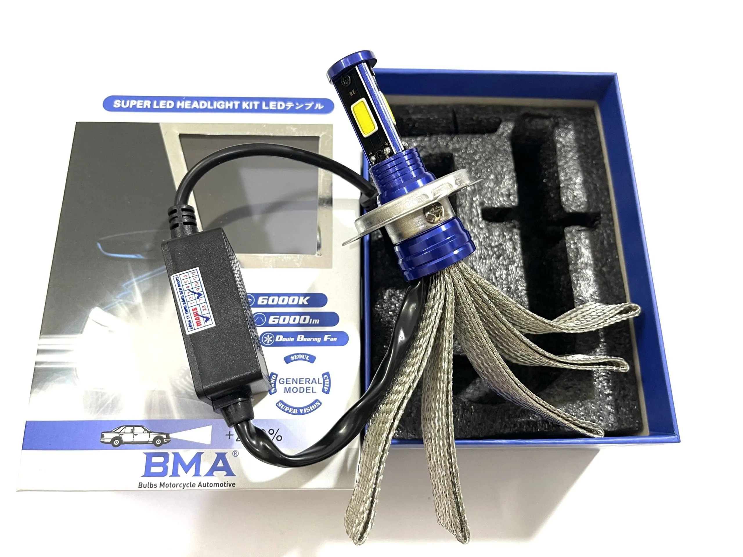 Bóng đèn pha LED BMA-Z3 chính hãng, ảnh hưởng đến giá đèn pha xe máy