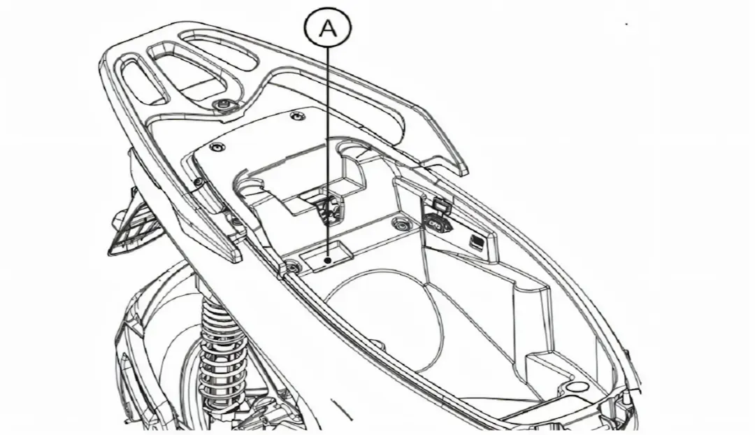 Xác định đúng vị trí số khung trên xe máy điện VinFast Klara S
