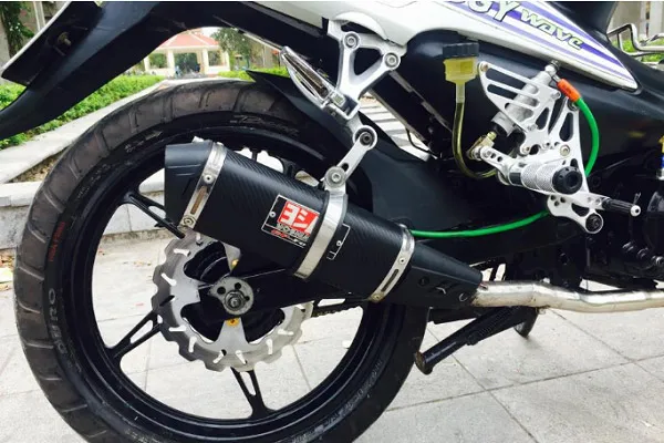 Wave độ pô Yoshimura mang lại âm thanh đặc trưng và uy lực