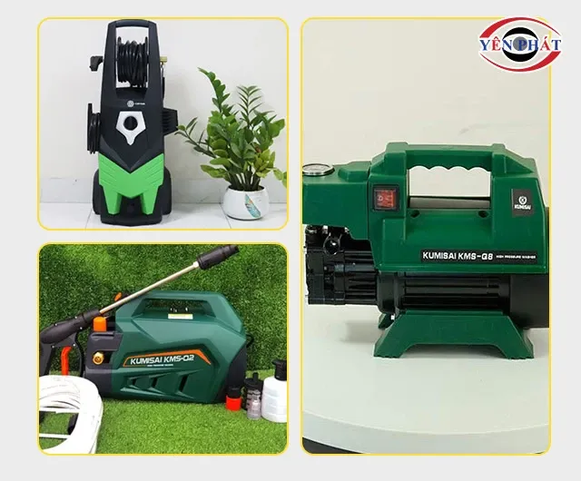 Máy rửa xe mini với thiết kế nhỏ gọn, dễ dàng di chuyển