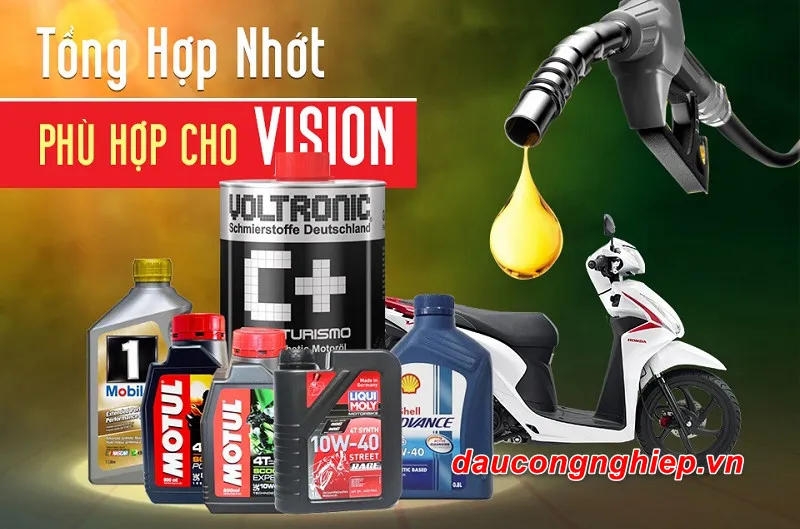 Hướng dẫn chọn dầu nhớt cho các dòng xe tay ga như Honda Vision