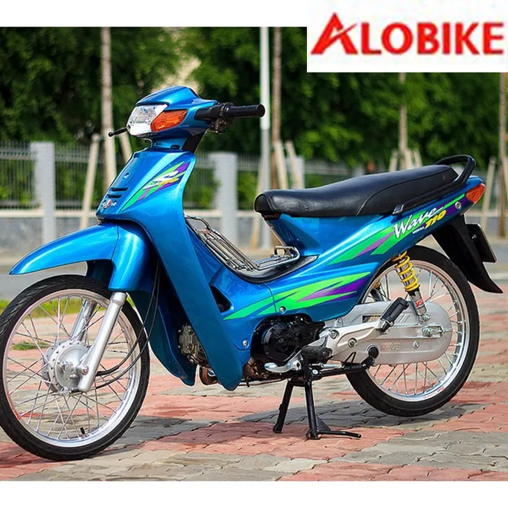 chi tiết độ phanh đĩa và mâm xe cho wave alpha