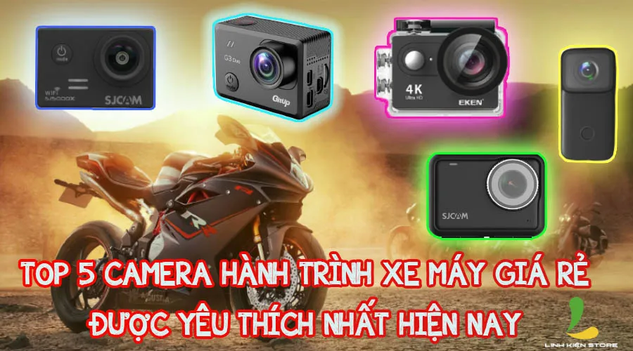 Camera hành trình xe máy giá rẻ Eken H9R chống nước