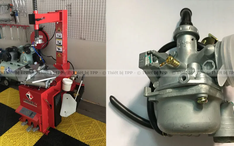 Căn chỉnh bình xăng con xe máy