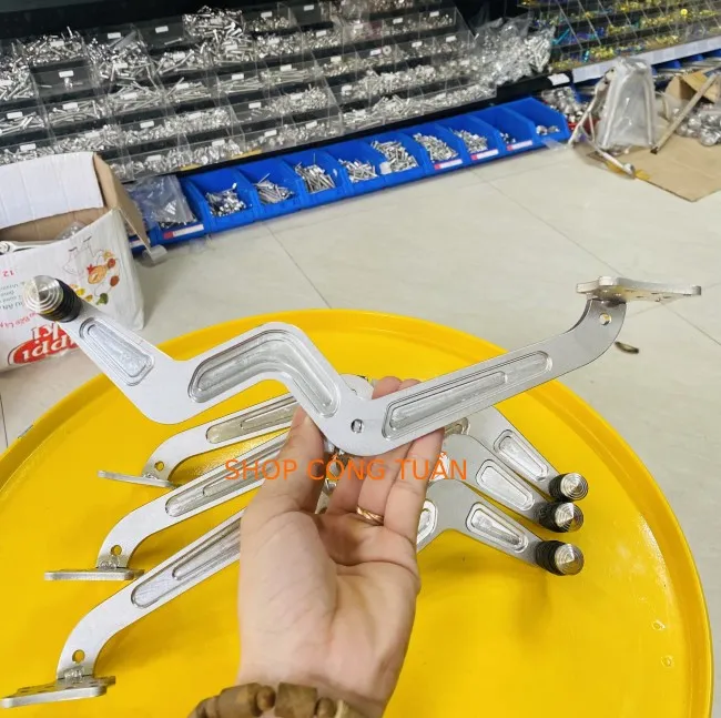 Cần số inox 304 chất lượng cao gắn trên xe Wave, Dream, Future