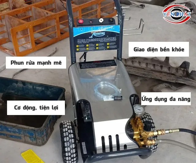 Chất lượng máy rửa xe Kouritsu được đảm bảo nhờ quy trình kiểm tra nghiêm ngặt