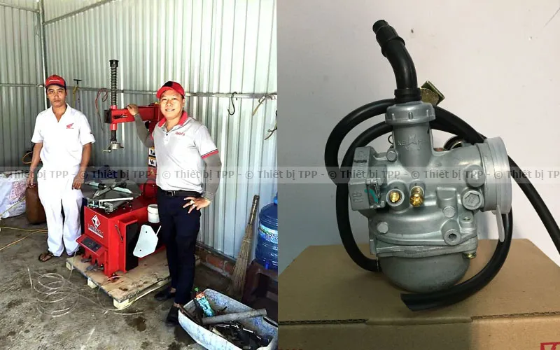 Các bước thực hiện cách chỉnh bình xăng con xe máy