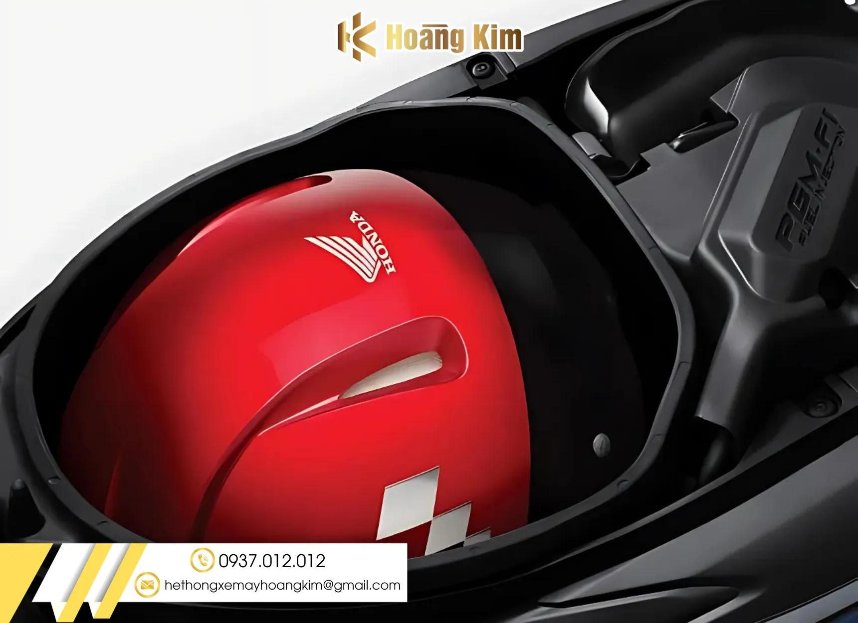 Hộc đựng đồ U-box tiện lợi với dung tích lớn trên Honda Wave RSX