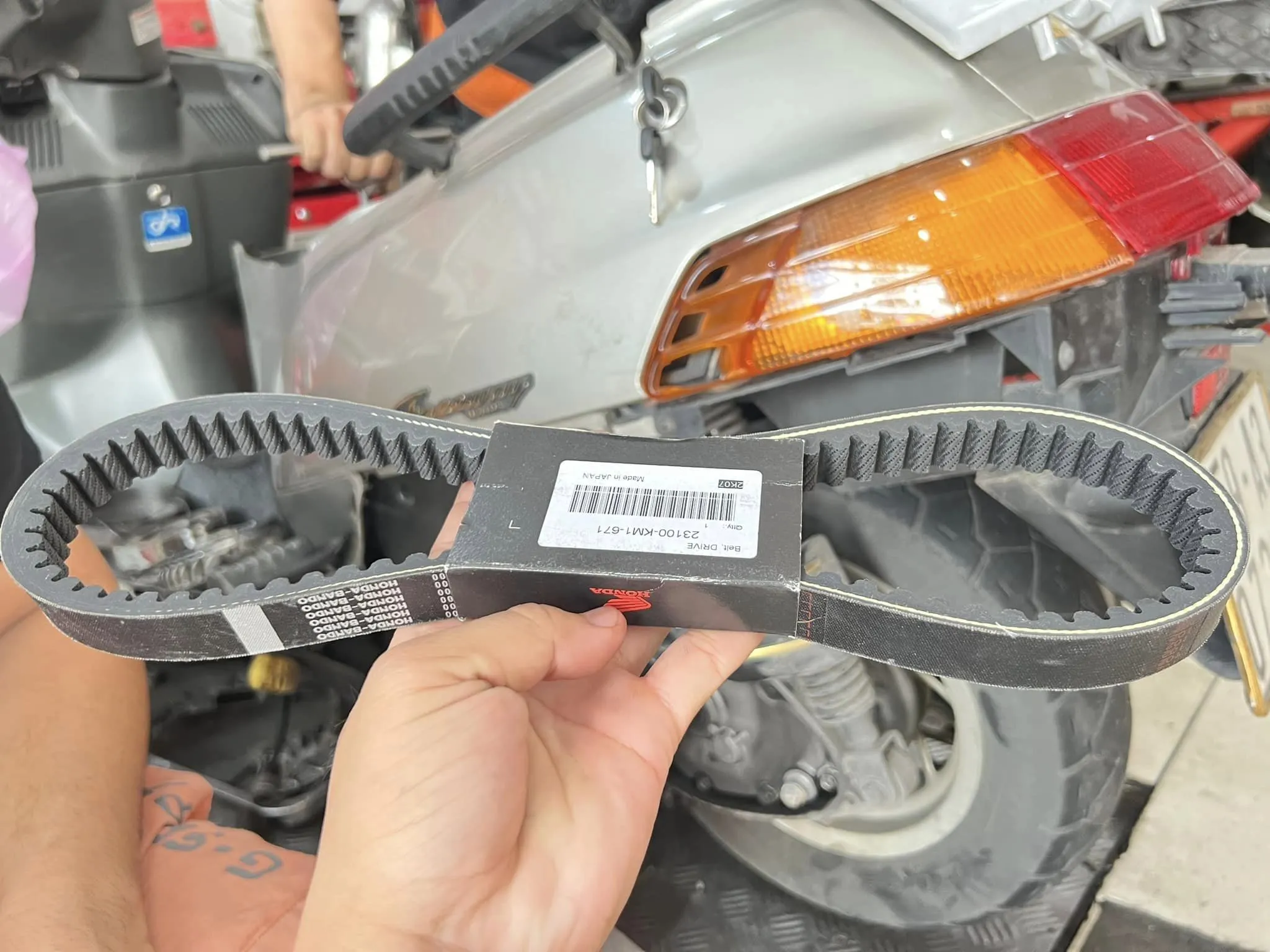Sản phẩm dây curoa SH 150 chính hãng từ Honda