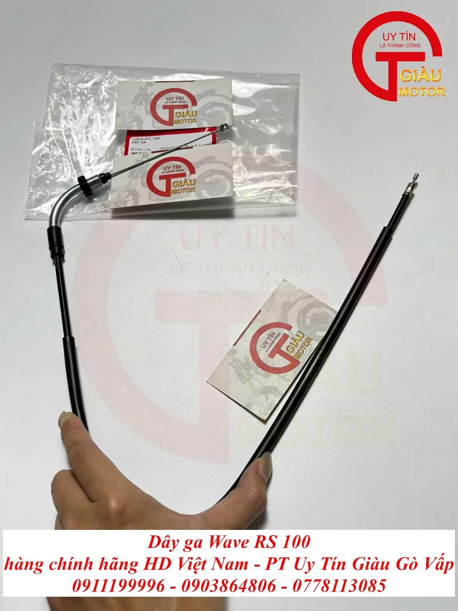 Kiểm tra dây cáp ga xe Wave trước khi thay thế