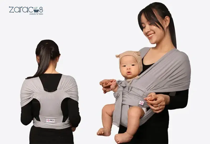 Sử dụng địu trợ lực đúng cách để giữ bé vững vàng trên xe máy 50cc