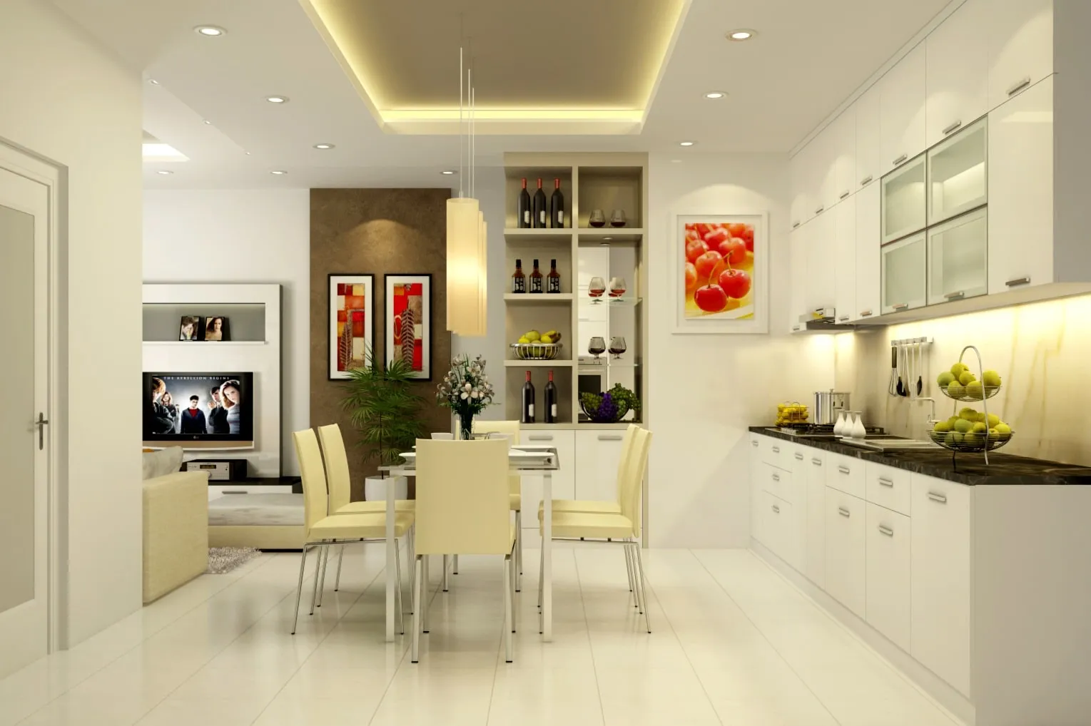 Một góc nhà bếp sử dụng đồ gia dụng Nhật Bản, thể hiện sự tiện nghi và ngăn nắp.