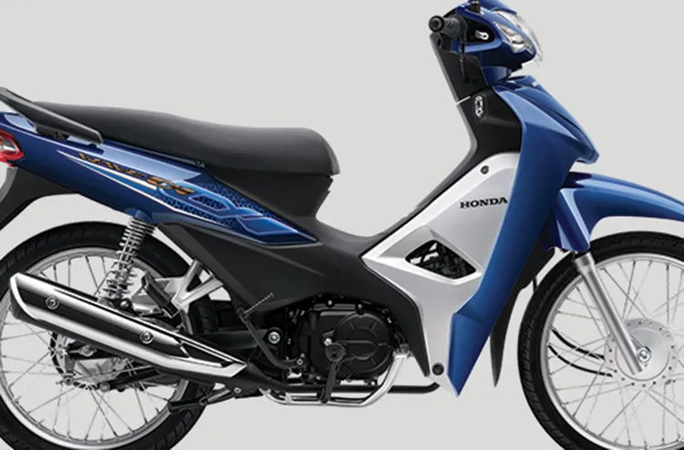Hình ảnh chi tiết phần đầu của một chiếc Honda Wave Alpha 2020