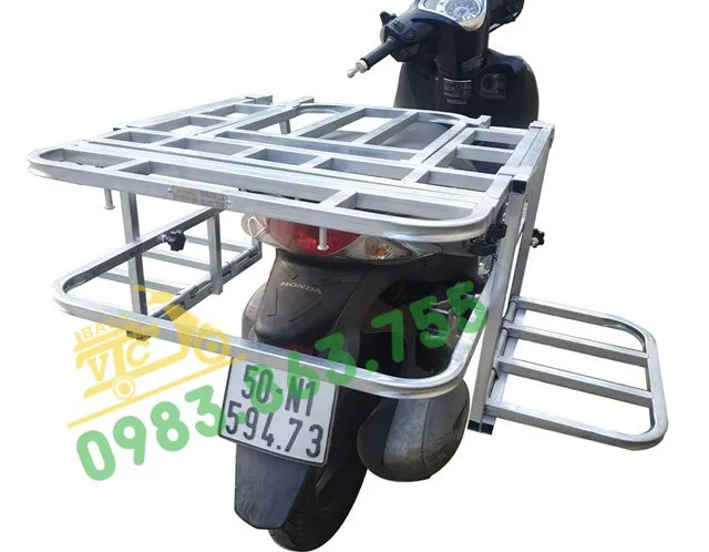 giá để hàng xe máy dành cho xe ga đặc biệt