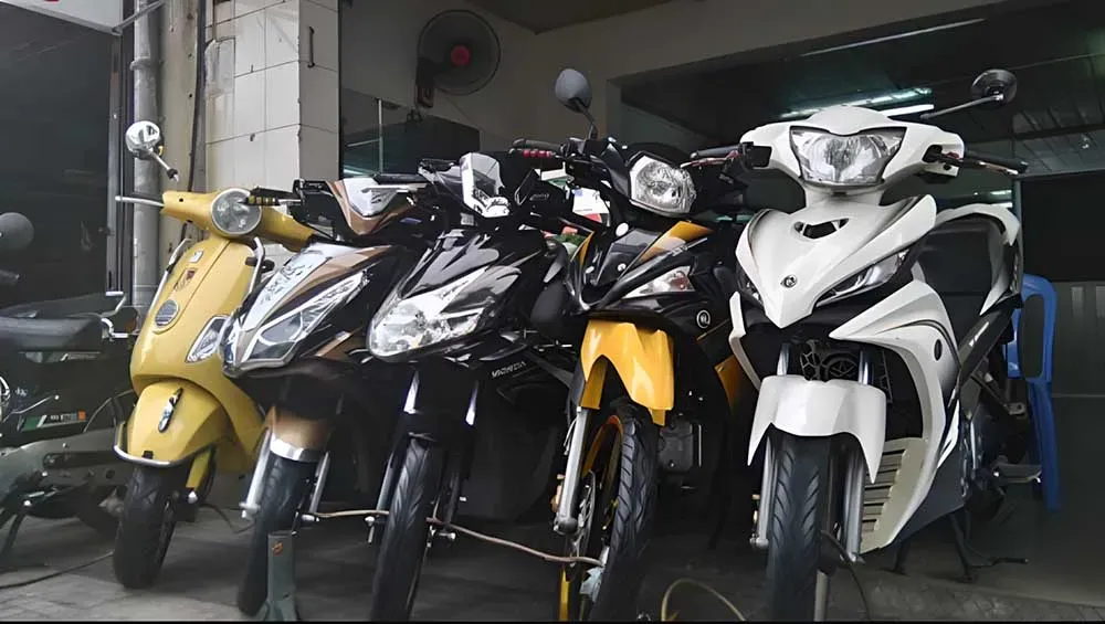 Hình ảnh minh họa checklist kiểm tra xe máy Air Blade cũ tại Hà Nội