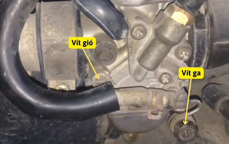 Hướng dẫn cách điều chỉnh garanti xe tay ga dùng chế hòa khí