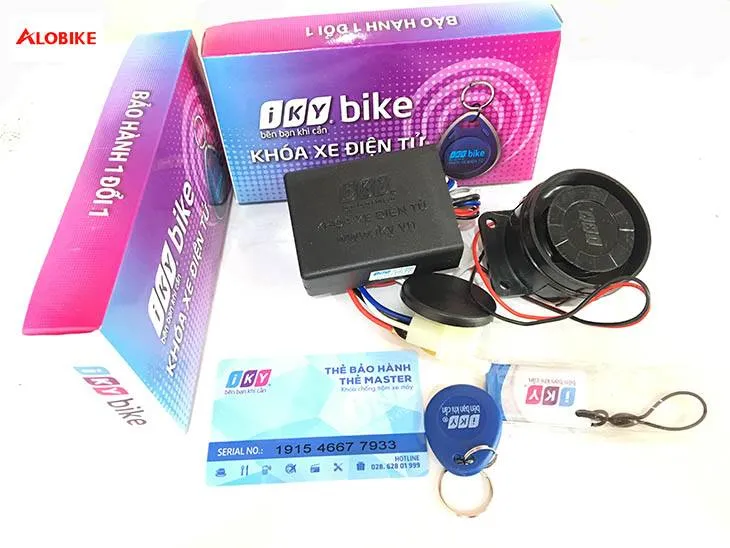 khóa chống trộm xe máy có thẻ từ