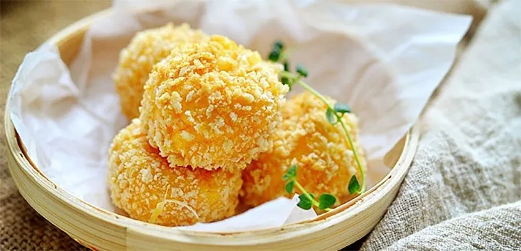 Khoai Lang Chiên Nhân Phô Mai Kéo Sợi Độc Đáo