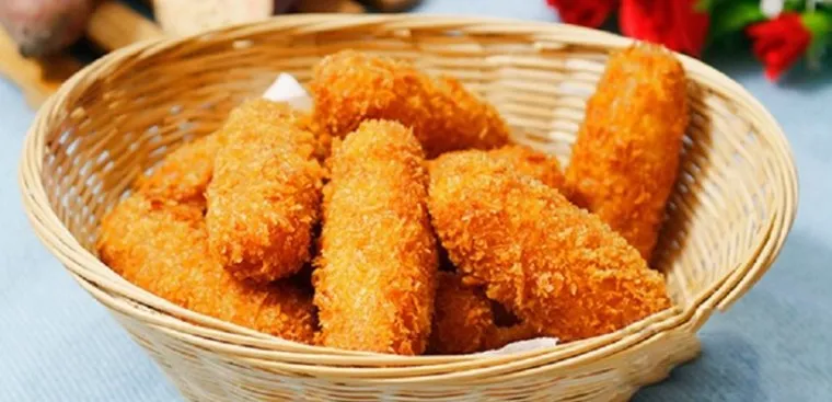 Bánh Khoai Lang Tẩm Bột Chiên Xù Giòn Tan