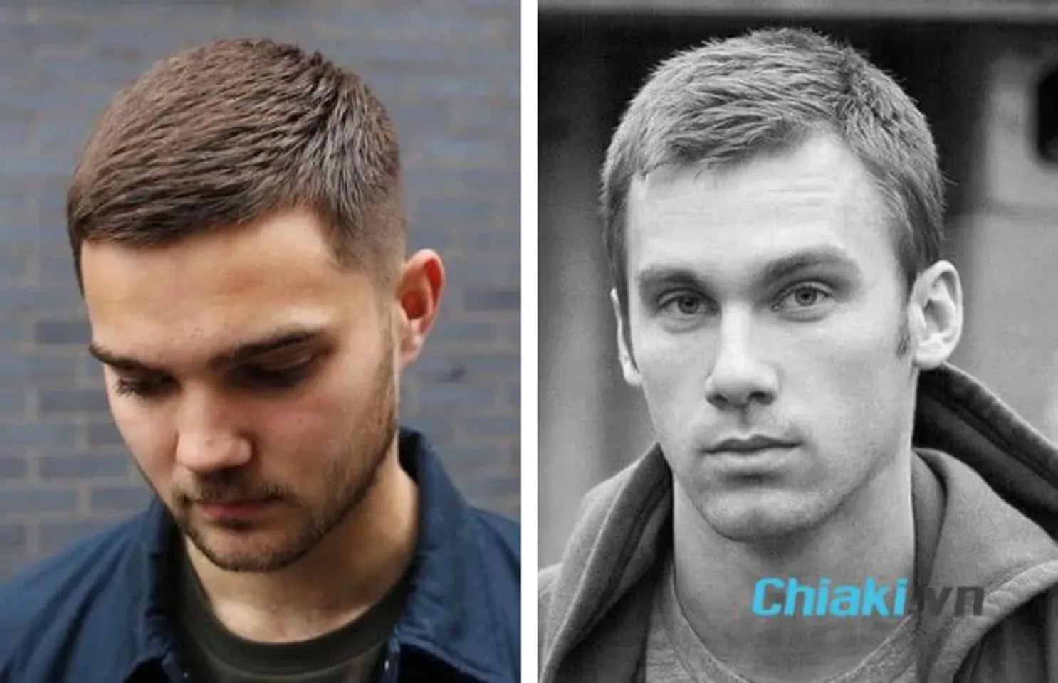 Ivy League tóc nam không vuốt