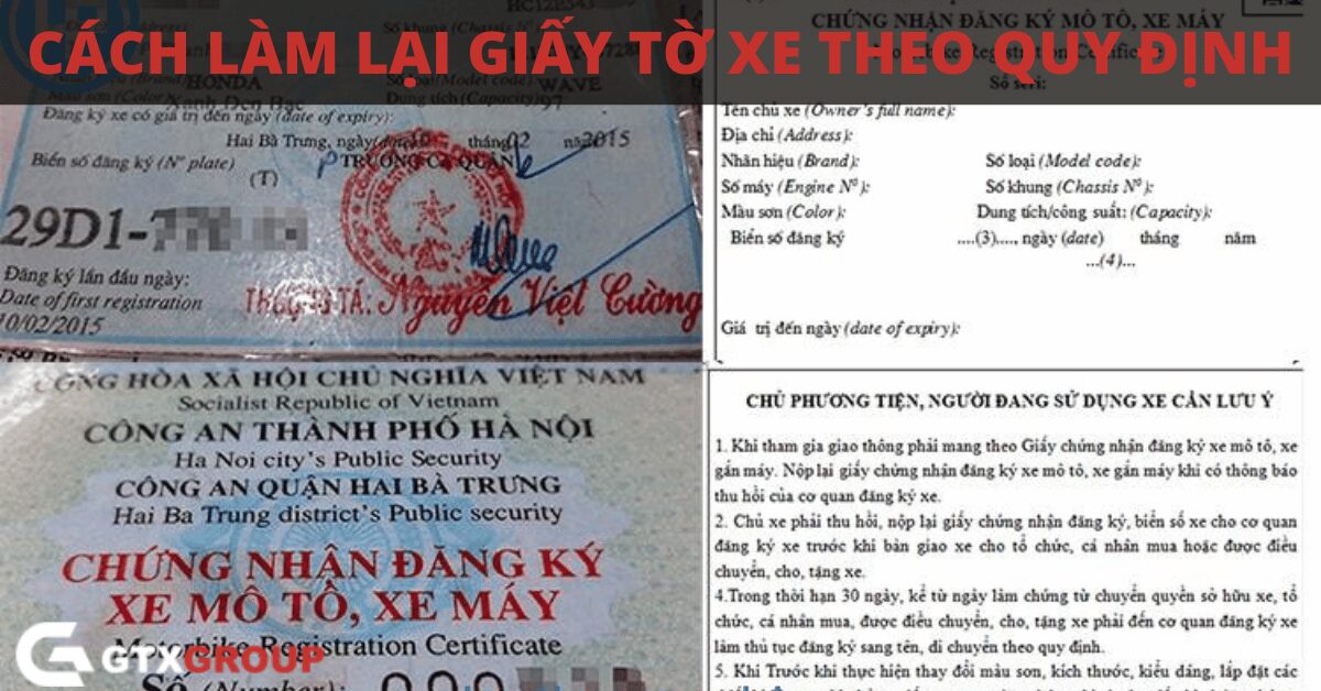 Cách Làm Lại Giấy Tờ Xe Máy Không Chính Chủ: Hướng Dẫn Chi Tiết A-Z Theo Quy Định Mới Nhất