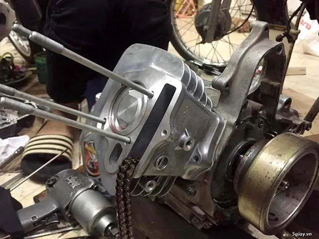 làm máy xe wave độ