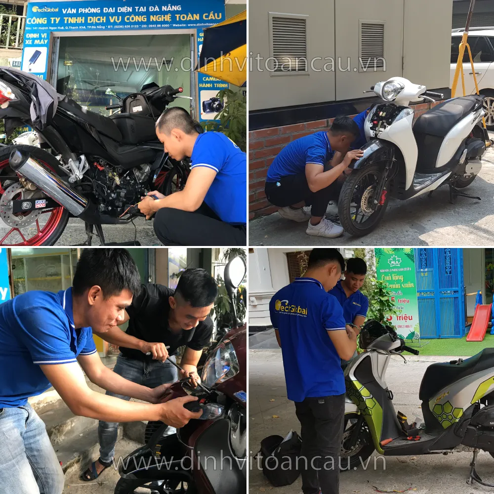 Quy trình lắp đặt thiết bị định vị tại cơ sở của nhà cung cấp