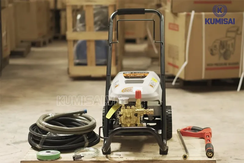 Máy bơm tăng áp rửa xe Lutian