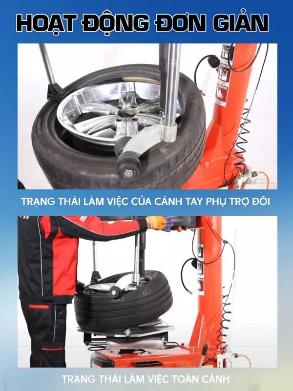 Mỏ vịt có nhiệm vụ tách lốp