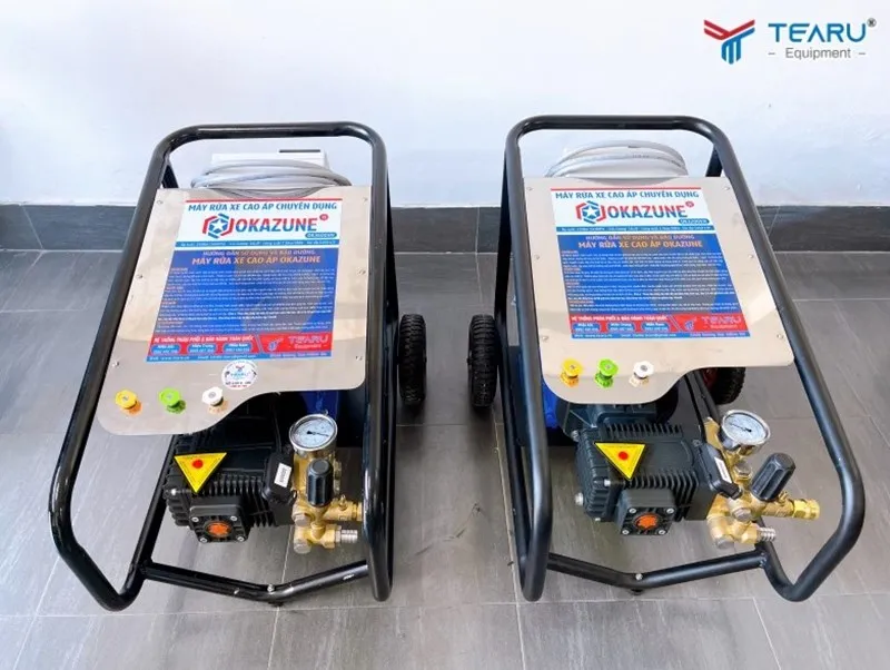 Chất liệu máy bơm rửa xe cao áp quyết định độ bền và giá thành