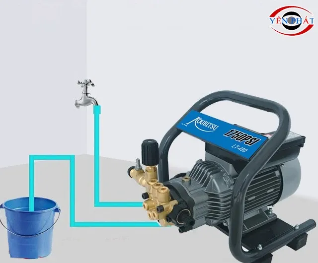 Tự động hút nước không cần mồi, một tính năng ưu việt của máy rửa xe Kouritsu